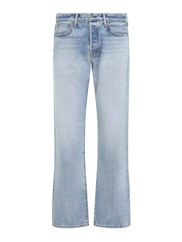 TOM FORD: Jeans Rectos - Vaqueros Rectos - Azul