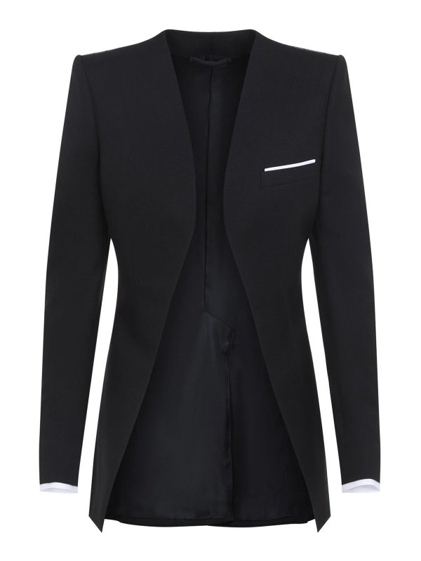 TOM FORD: casual jackets - Collarless Jacket