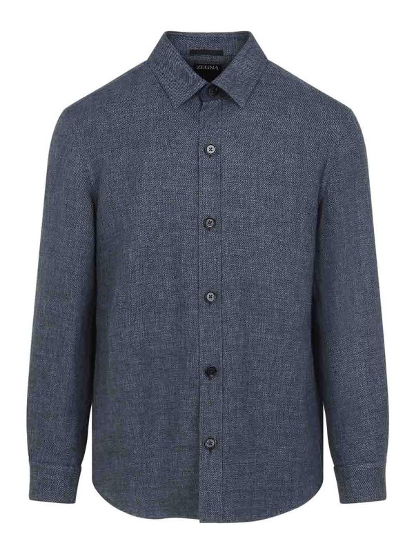 ZEGNA: Hemden - Hemd - Blau
