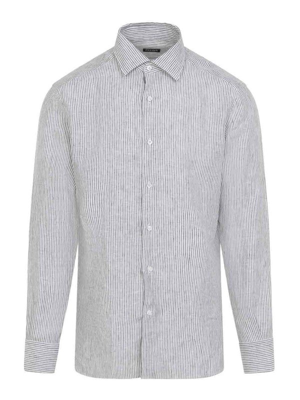 ZEGNA: シャツ - シャツ - ベージュ