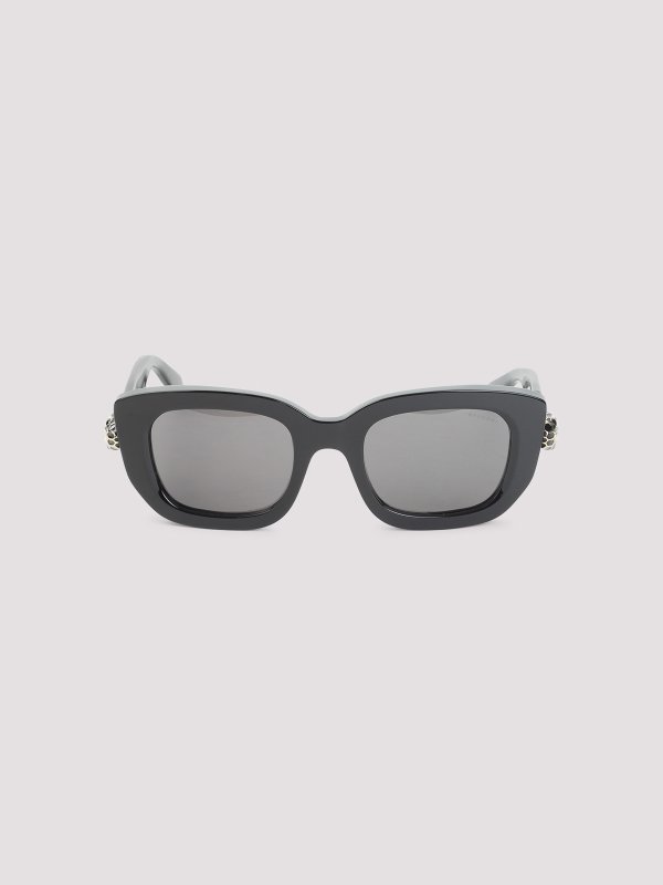 BVLGARI: sunglasses online - Serpenti Forever Rectangular Sunglasses