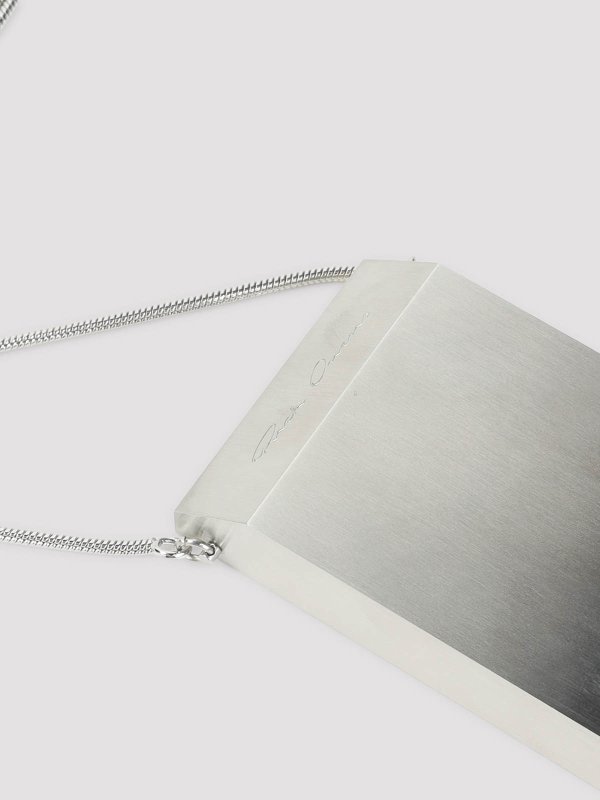The Best Shops RICK OWENS: Collar - Collar - Oro Blanco