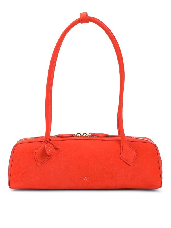 Alaïa: shoulder bags - Le Teckel Medium Nabuck