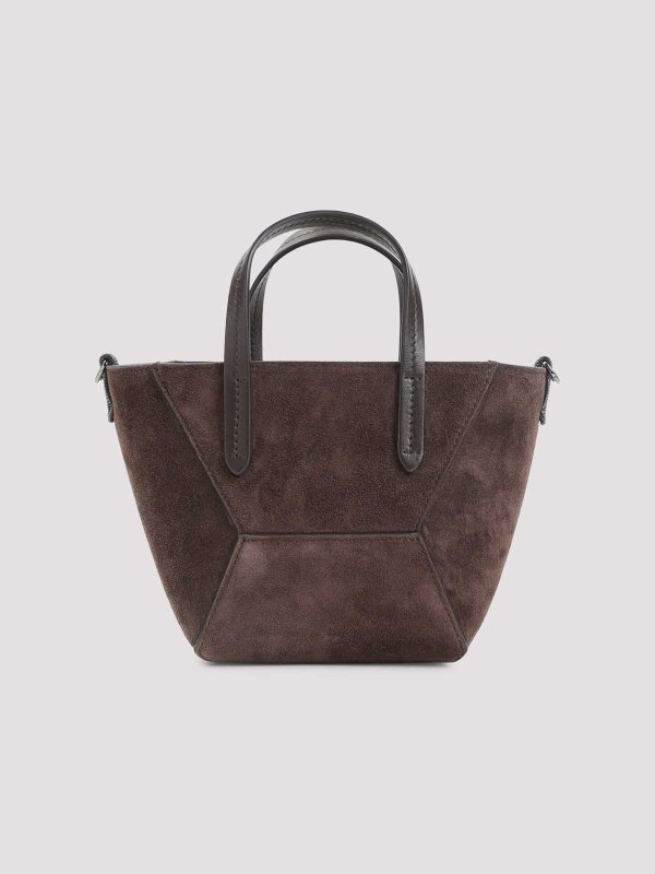 BRUNELLO CUCINELLI: クラッチバッグ online - クラッチバッグ - ブラウン