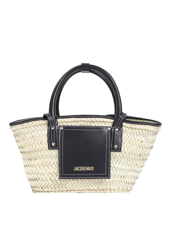 JACQUEMUS: Handtaschen - Shopper - Schwarz