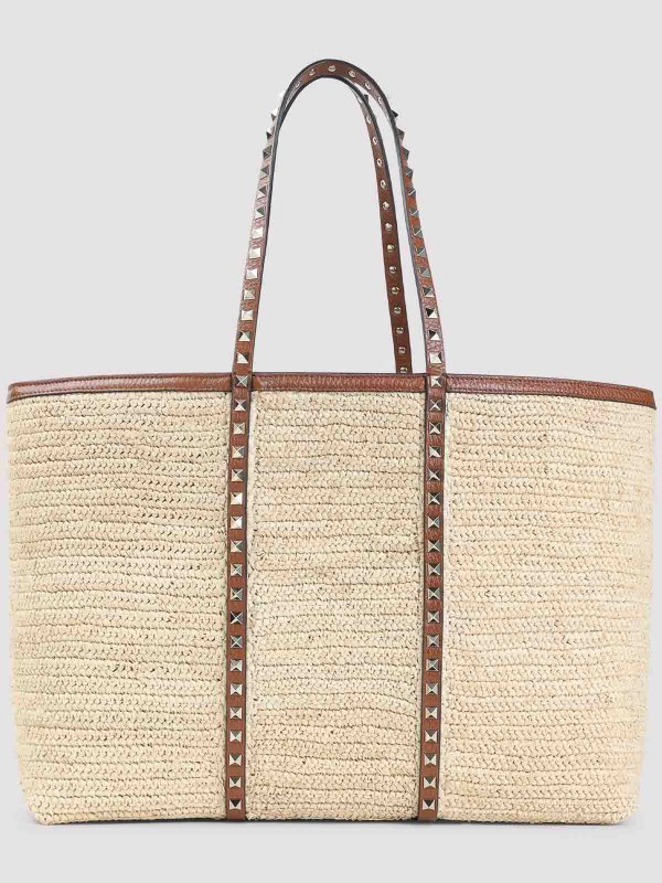 VALENTINO GARAVANI: トートバッグ online - トートバッグ - ベージュ