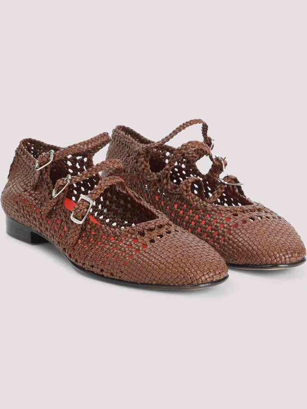 The Best Shops CAREL PARIS: フラットシューズ - フラットシューズ - ブラウン