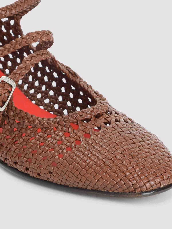 フラットシューズ - ブラウン shop online: CAREL PARIS