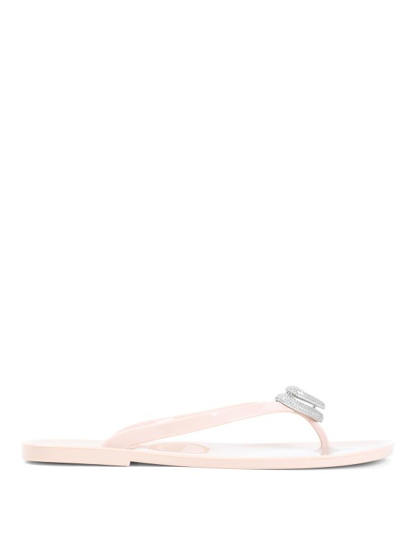 MACH & MACH: sandals - Double Heart Sandals