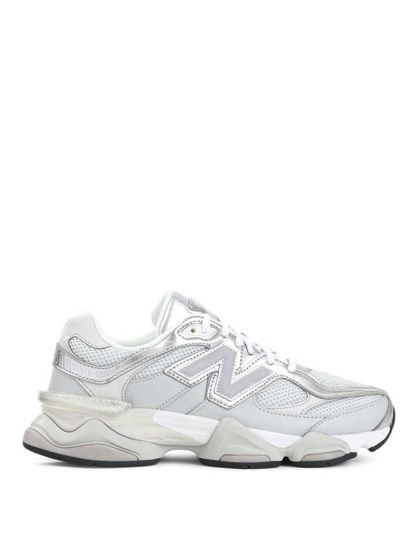NEW BALANCE: Chaussures de sport - Baskets - Argent