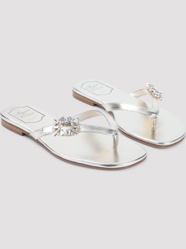 The Best Shops ROGER VIVIER: flip flops - Strass B Flip Flops