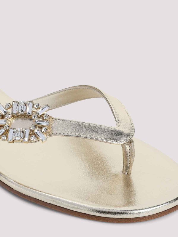 Strass B Flip Flops shop online: ROGER VIVIER