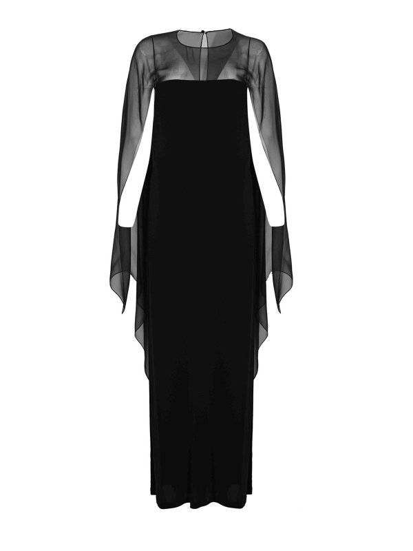 ALBERTA FERRETTI: Maxikleider - Maxikleid - Schwarz