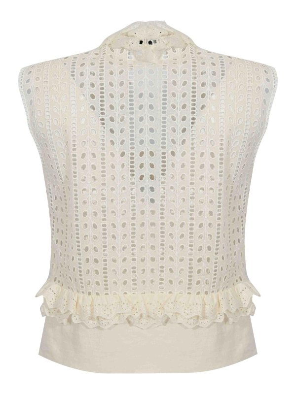 ALBERTA FERRETTI: Tops y camisetas sin mangas online - Top - Blanco