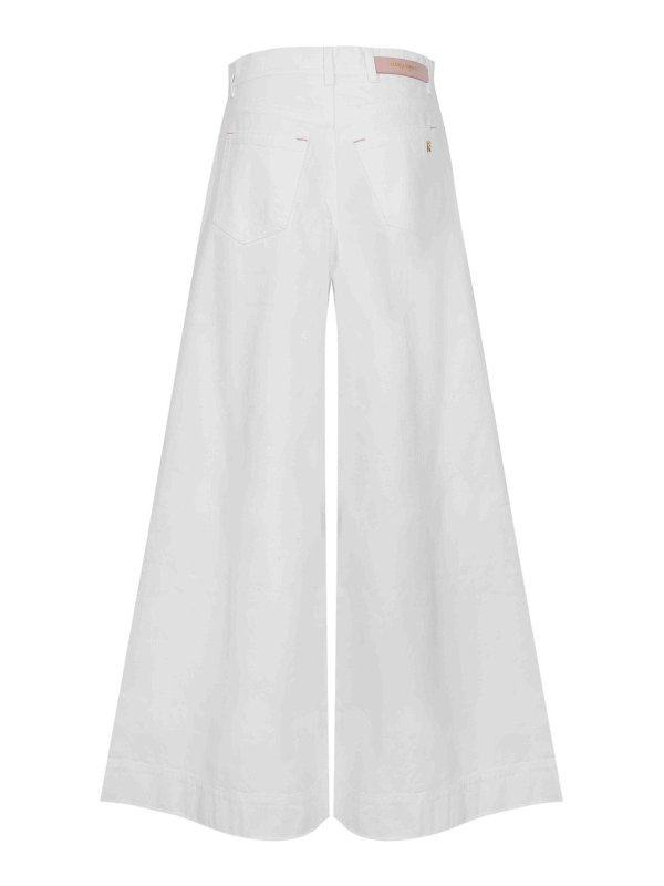 ALBERTA FERRETTI: Jeans Rectos online - Vaqueros Rectos - Blanco