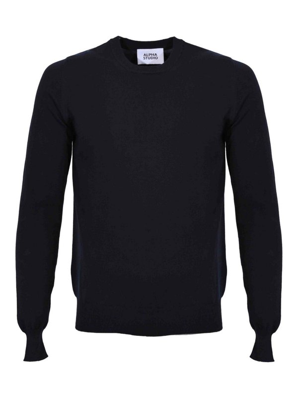 ALPHA STUDIO: maglia collo rotondo - Maglia Girocollo