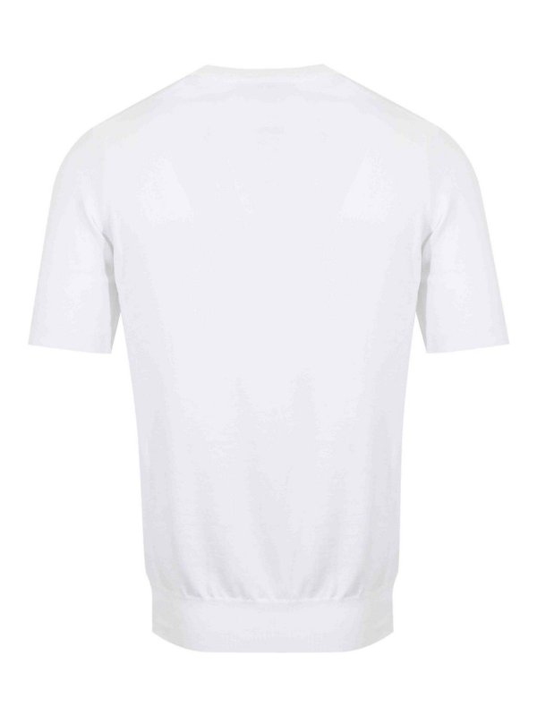 ALPHA STUDIO: Suéteres con cuello pico online - Suéter Cuello Redondo - Blanco