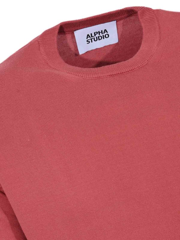 The Best Shops ALPHA STUDIO: Strickpullover mit Rundhalsausschnitt - Rundhalspullover - Bunt