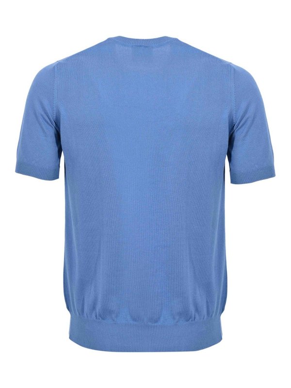 ALPHA STUDIO: Suéteres con cuello pico online - Suéter Cuello Redondo - Denim