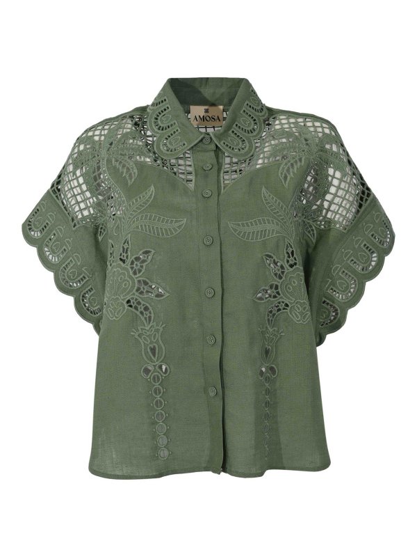 AMOSA: Camisas - Camisa - Verde