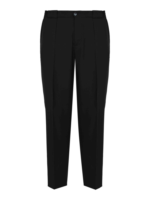 BRIGLIA 1949: カジュアルトラウザー - カジュアルパンツ - 黒