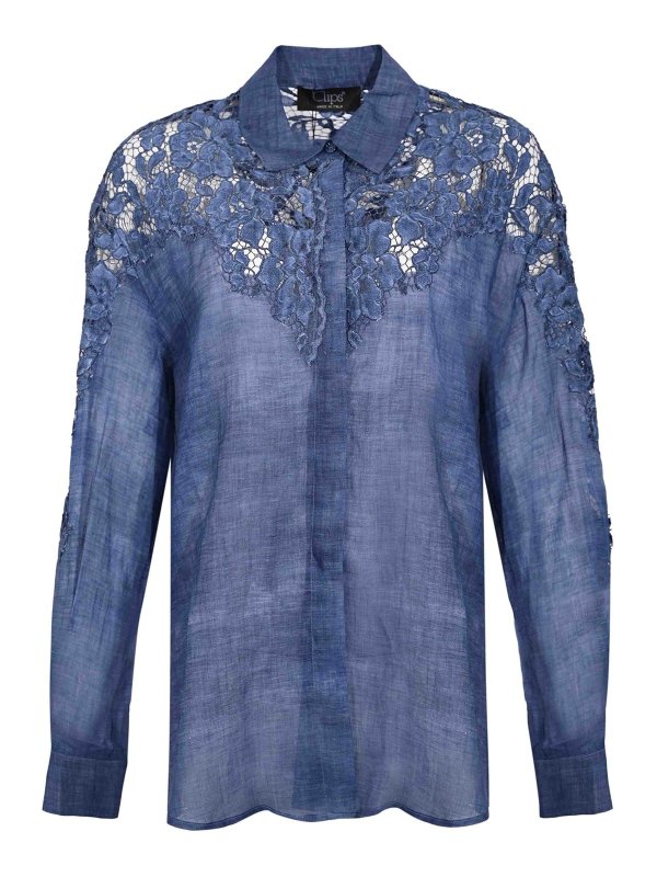 CLIPS: Camisas - Camisa - Azul