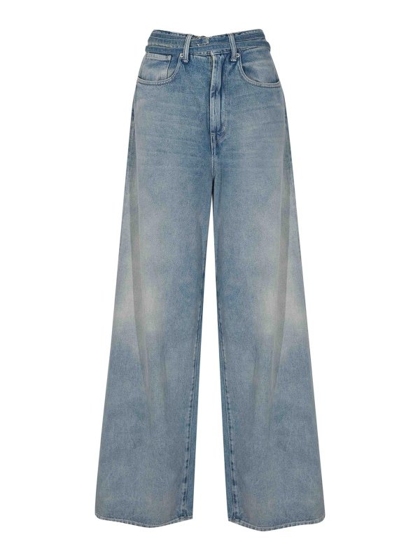 CYCLE JEANS: ストレートジーンズ - ストレートジーンズ - ブルー