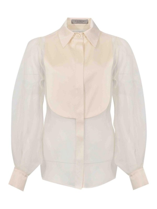 D.EXTERIOR: camicie - Camicia In Seta E Raso