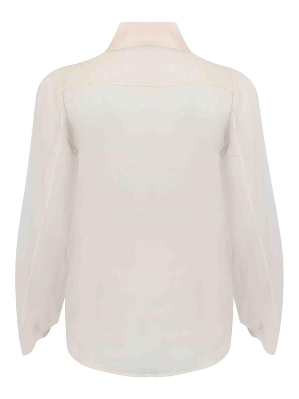 D.EXTERIOR: camicie online - Camicia In Seta E Raso