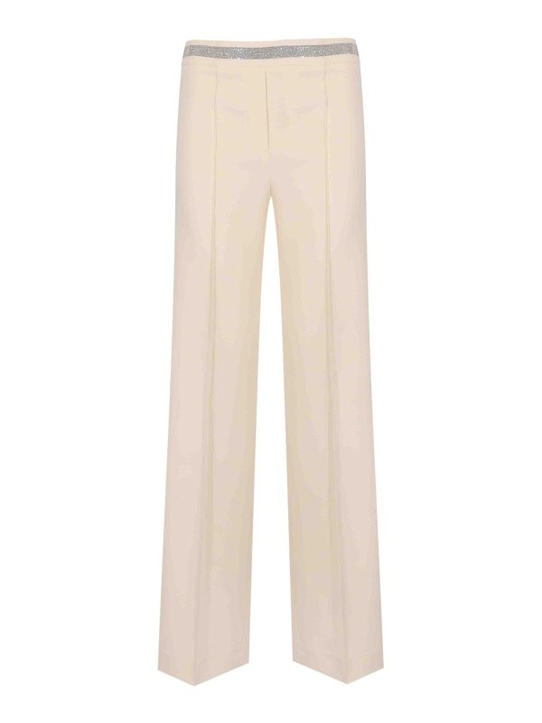 D.EXTERIOR: casual trousers - Straight Cady Trousers