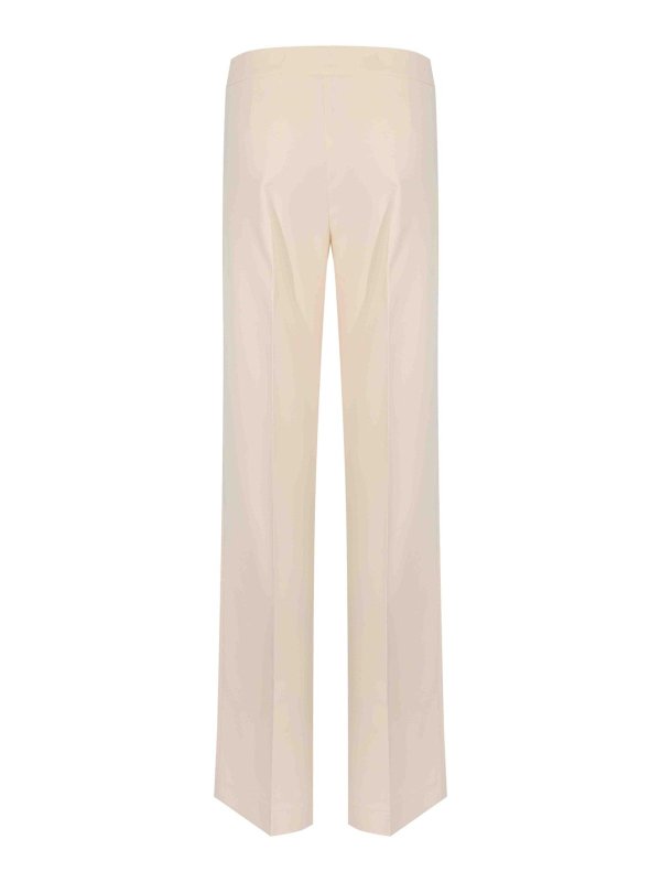 D.EXTERIOR: casual trousers online - Straight Cady Trousers