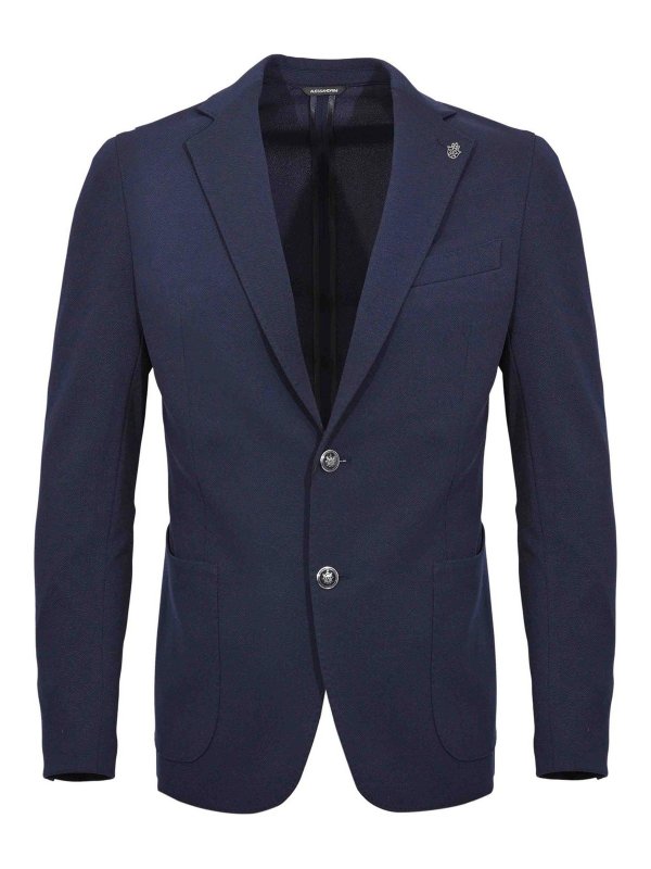 DANIELE ALESSANDRINI: blazers - Single-breasted jacket