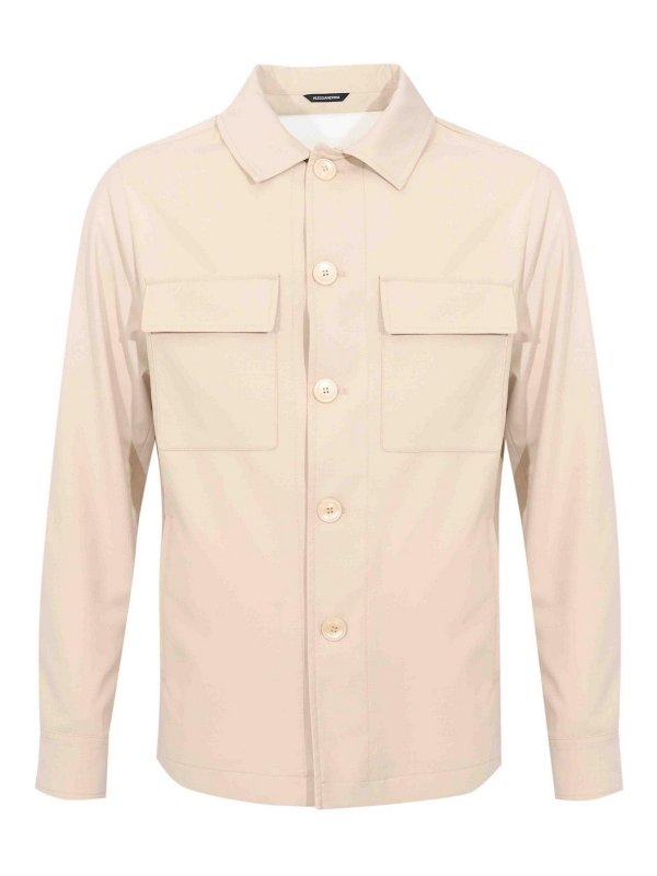 DANIELE ALESSANDRINI: シャツ - シャツ - ベージュ