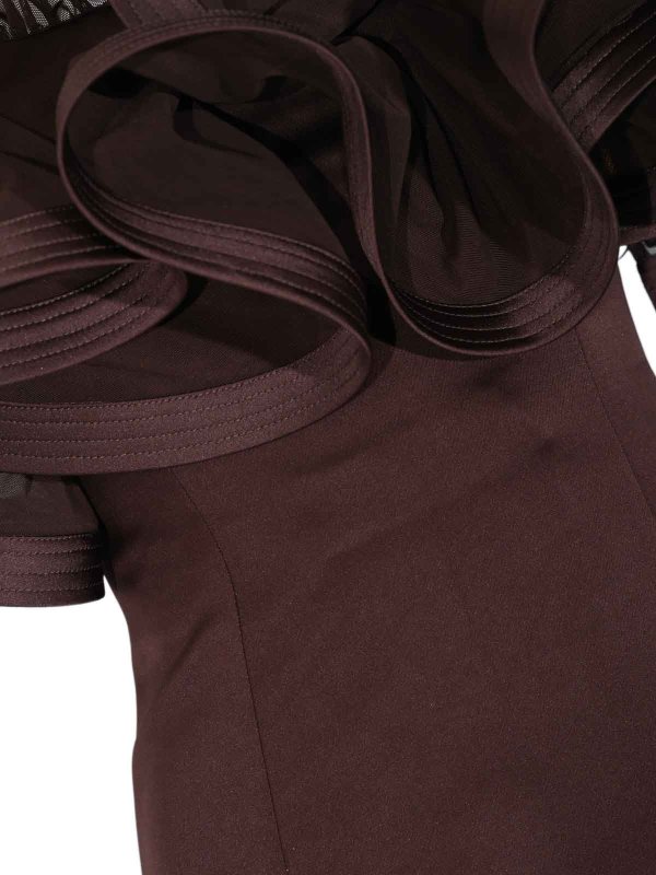 The Best Shops ELISABETTA FRANCHI: ショートドレス - ショートドレス - ブラウン
