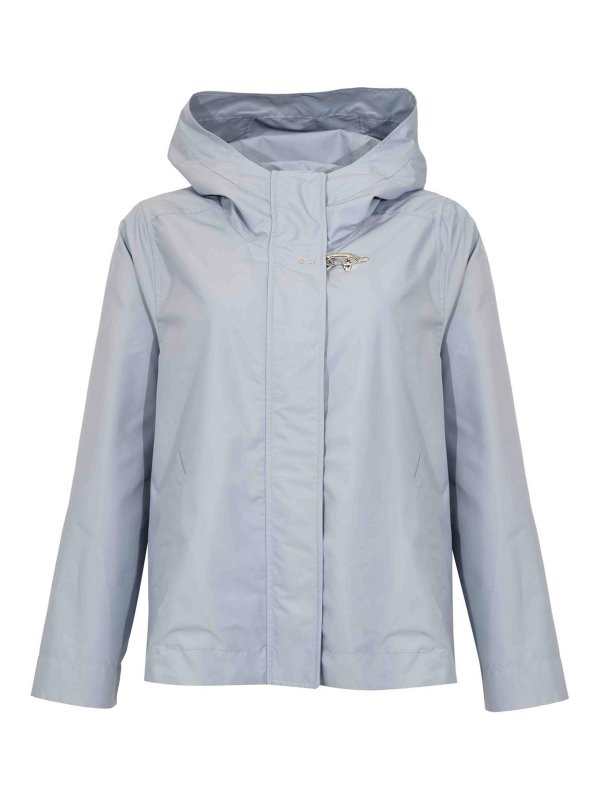 FAY: Parkas - Parka - Bleu Clair