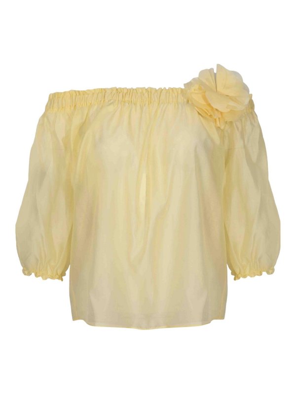 HANITA: Blusen - Bluse - Gelb