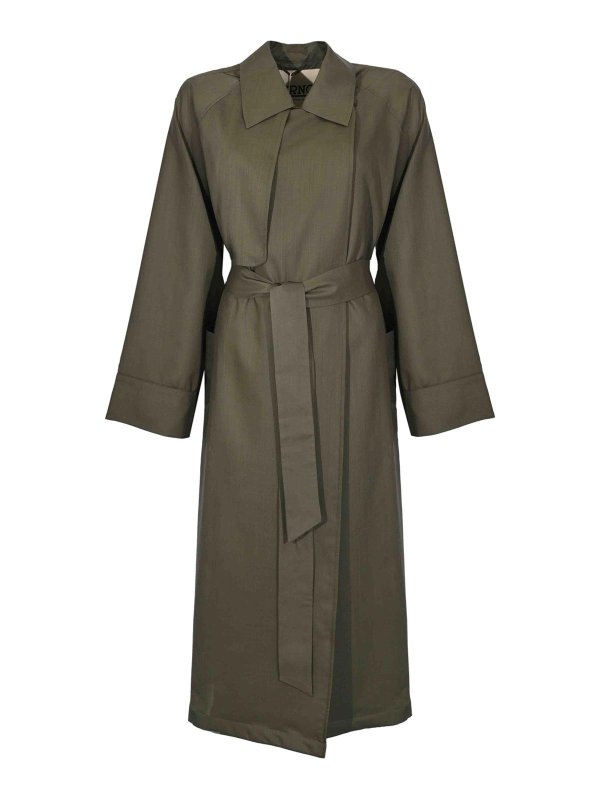 HERNO: Trenchs - Trench-Coat - Vert