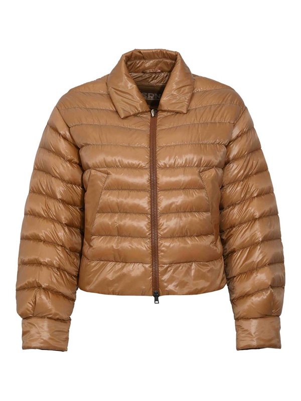 HERNO: Sweatshirts & Pulls - Sweat-Shirts - Camel