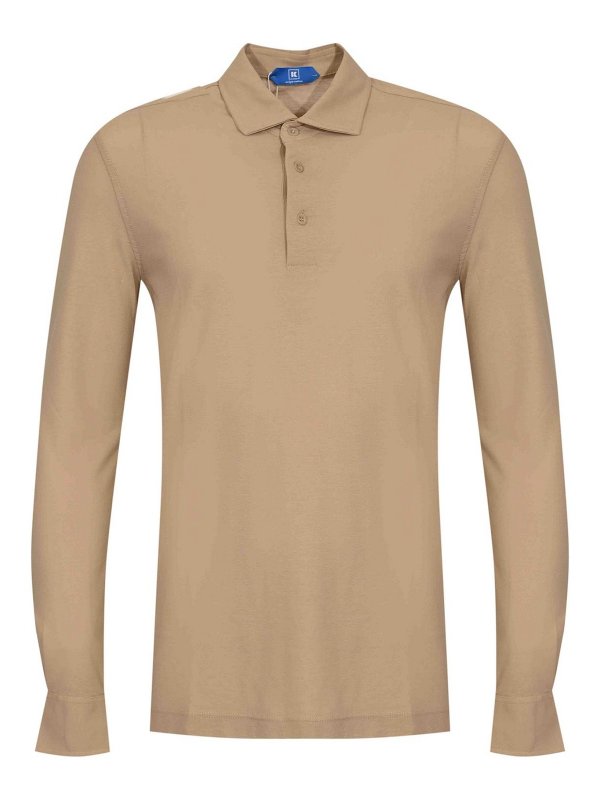 Kired: Poloshirts - Poloshirt - Beige