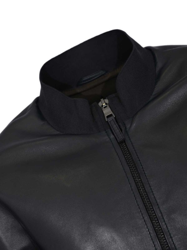 The Best Shops LEATHER AUTHORITY: Lederjacken - Lederjacke - Blau