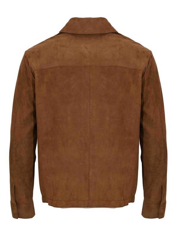 LEATHER AUTHORITY: Lederjacken online - Lederjacke - Orange