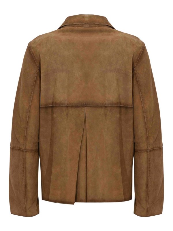 LEATHER AUTHORITY: Lederjacken online - Lederjacke - Taupe
