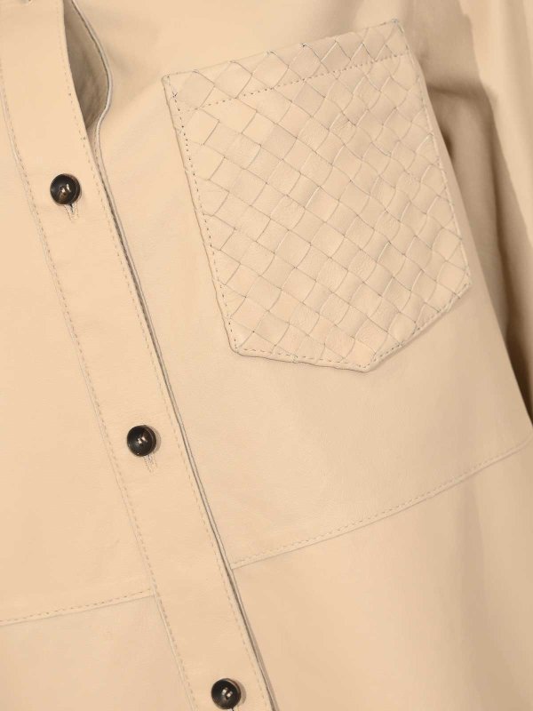 The Best Shops LEATHER AUTHORITY: レザージャケット - レザージャケット - 白