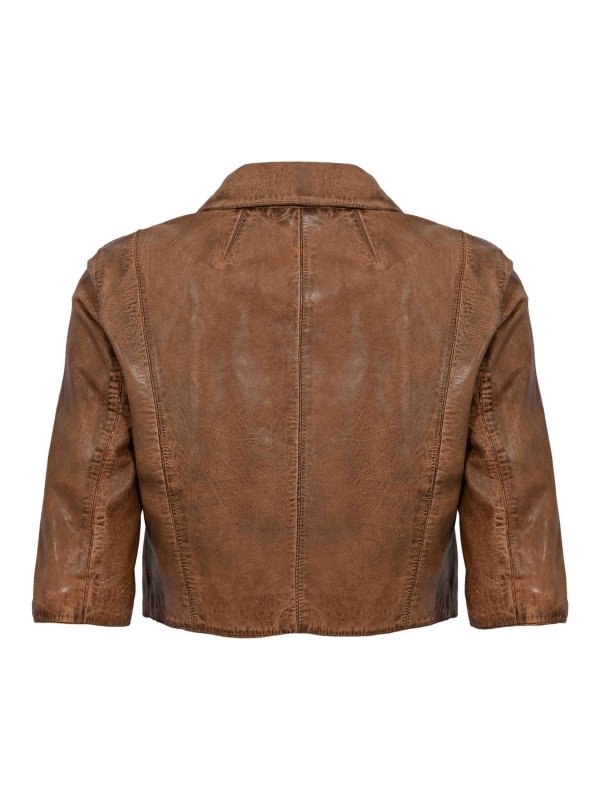 LEATHER AUTHORITY: Lederjacken online - Lederjacke - Beige