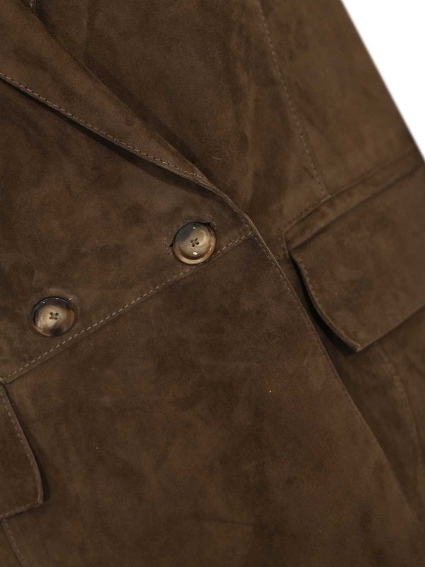 The Best Shops LEATHER AUTHORITY: Lederjacken - Lederjacke - Orange