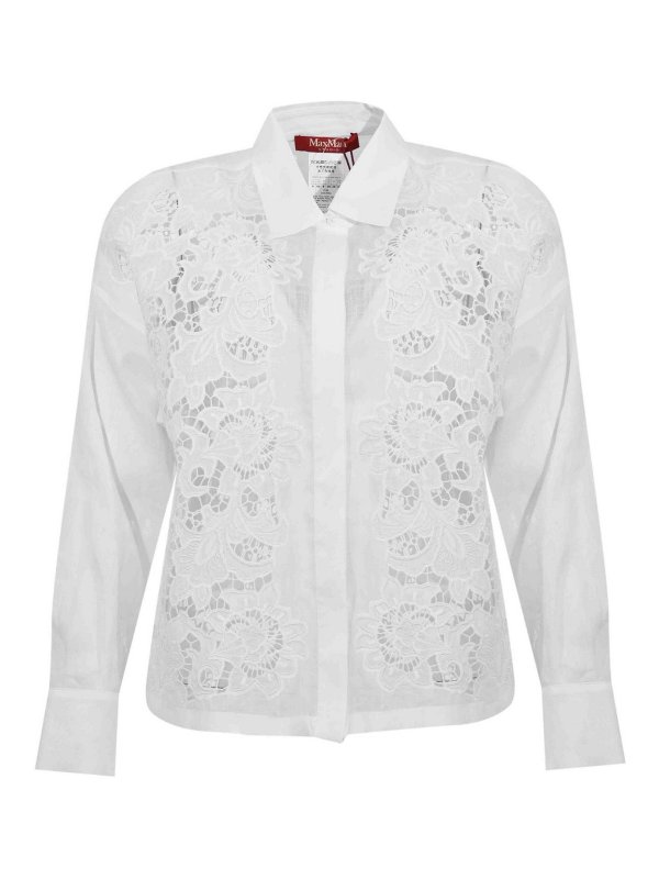 MAX MARA STUDIO: Camisas - Camisa - Blanco