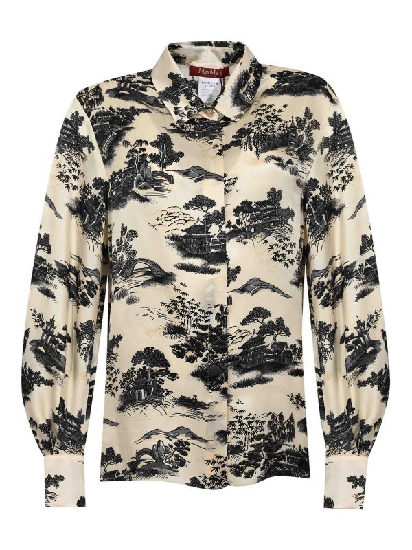 MAX MARA STUDIO: Camisas - Camisa - Negro