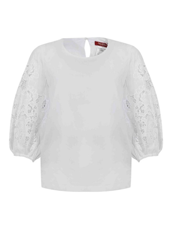 MAX MARA STUDIO: Camisetas - Camiseta - Blanco