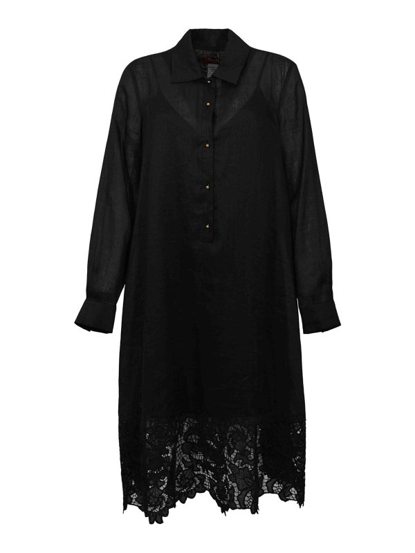 MAX MARA STUDIO: Camisas - Camisa - Negro