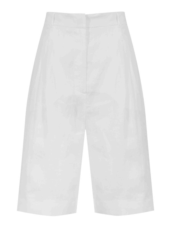 MAX MARA STUDIO: Shorts - Shorts - Blanco